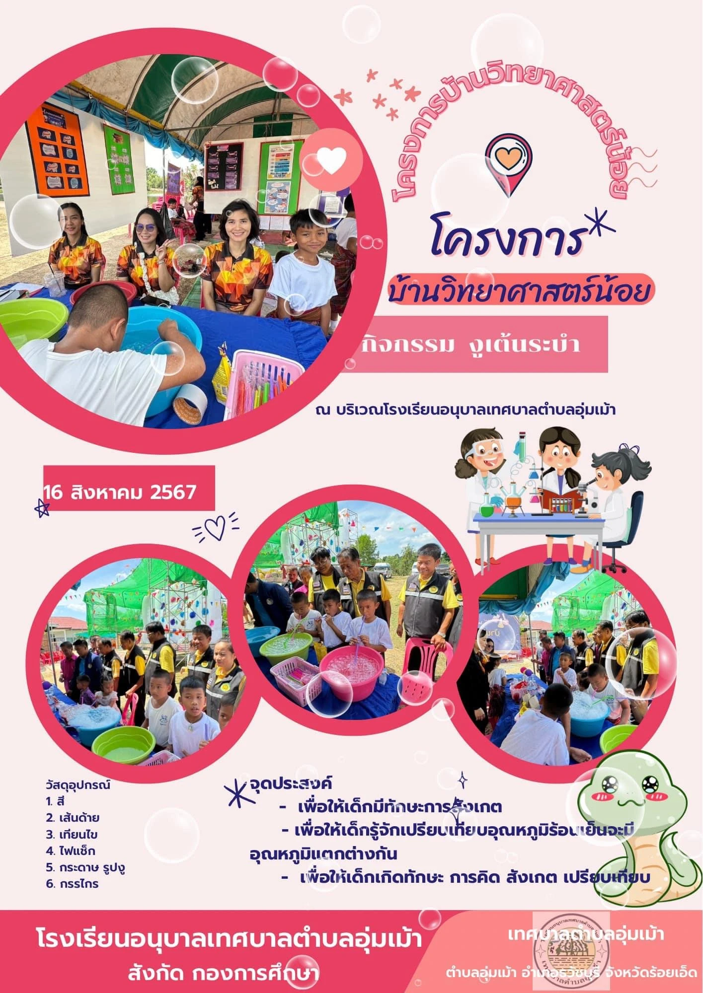 โครงการบ้านวิทยาศาสตร์น้อย